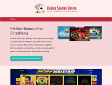Tablet Screenshot of casinospielenonline.net